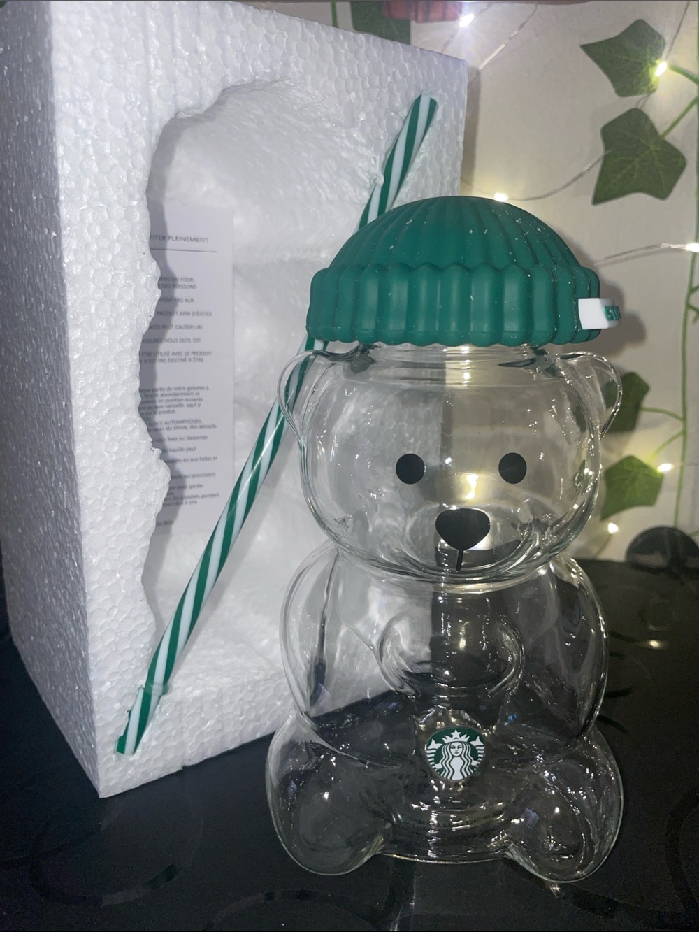 Starbucks Holiday Bearista Glass Cold Cup (20oz)